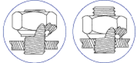 HYDRA-LOK Sealing Nuts drawing